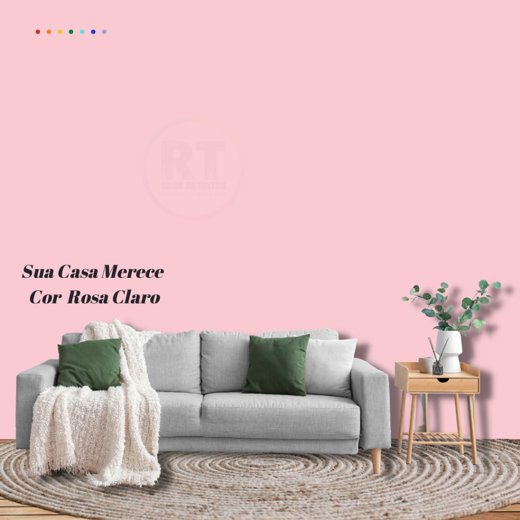 Tinta Parede Rosa Claro Acrilica Brasinil  Anti Mofo 3,2l em Oferta na Shopee