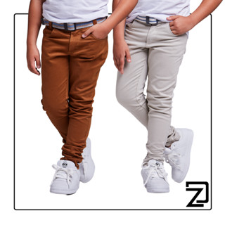 Kit 2 Calças Jeans Sarja Infantil Masculina