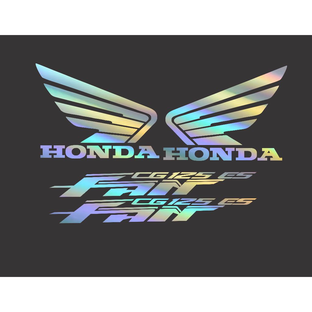 kit adesivos holográfico fan 125 ES 150 Esi  ES   efeito camaleão em Oferta na Shopee