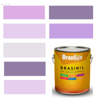 Tinta Parede Roxa Acrílica Brasinil Anti Mofo 3,2 l