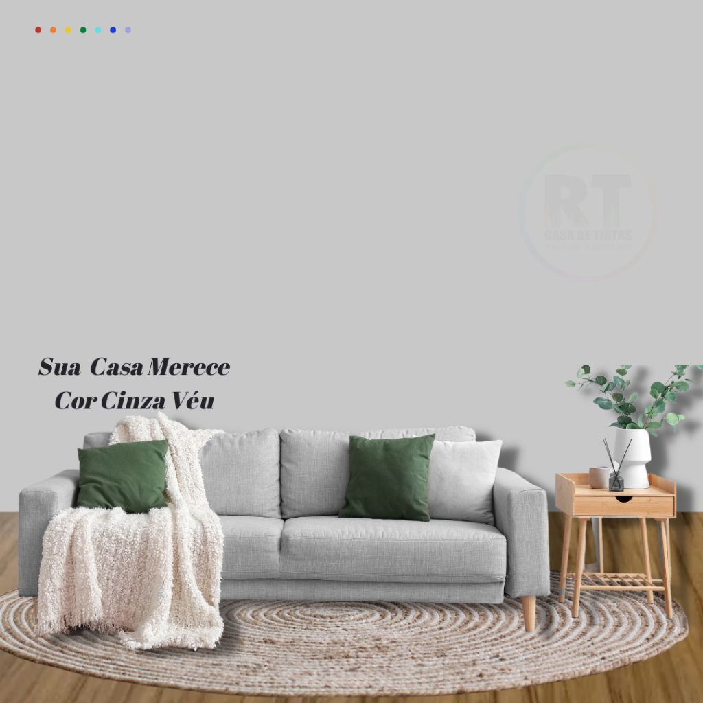 Tinta Parede Cinza Véu Acrílica Brasinil Anti Mofo 3,2l em Oferta na Shopee