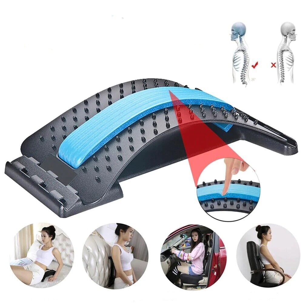 Suporte Para Alongamento E Alivio De Dor De Coluna E Lombar Massageador Magic Maca Fitness Lombar Corretor Postura em Oferta na Shopee