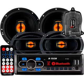 Kit Som Automotivo Rádio Bluetooth Falante Jb Flex 6 + 6x9 + Módulo Taramps Tl500 em Oferta na Shopee