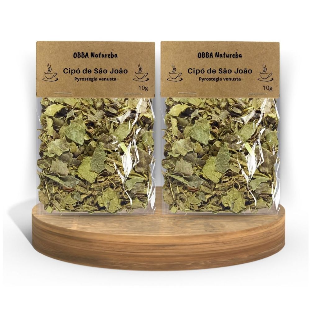 Kit 2 Chás de Cipo São João-100% Puro Erva Natural Chá
