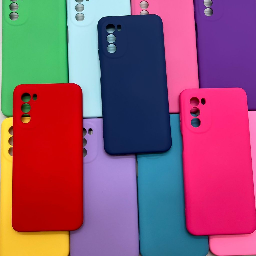 Capa Silicone Aveludada- G52 / G82 - Para Motorola - Capa + Pelicula 3D ou Só 1 Capinha em Oferta na Shopee