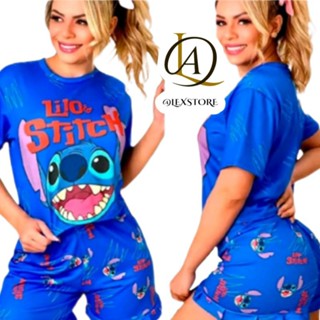 Pijamas Baby Doll luxo personalizados, blusinha com shorts
