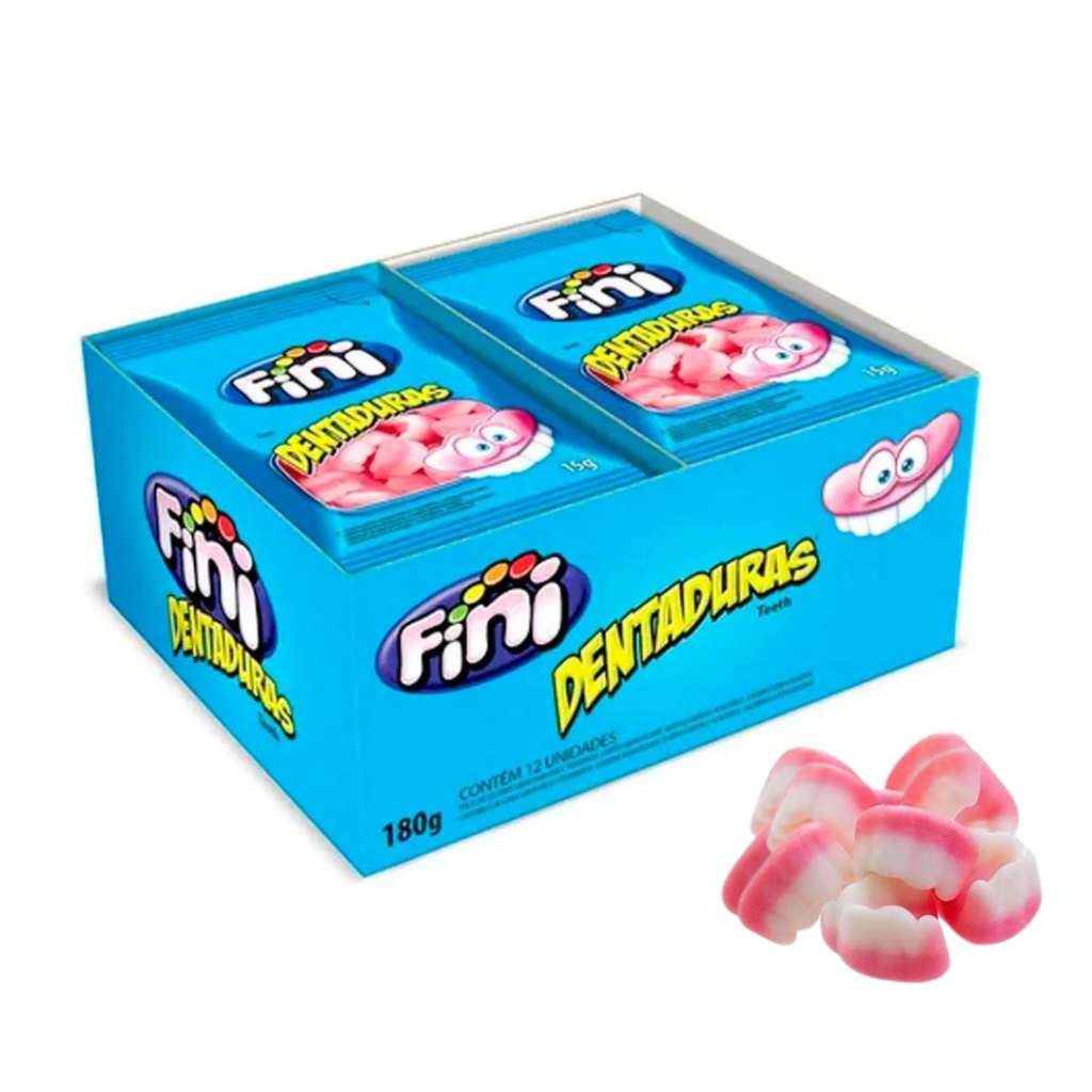 Kit Fini Goma 3 Caixas Sabores Sortidos Com 12 Unidades Cada