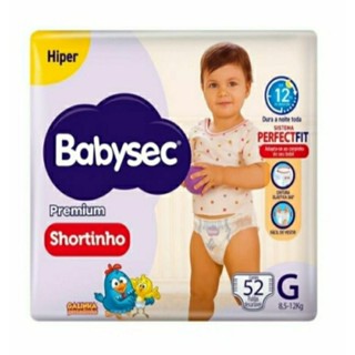 Fralda Shortinhos Babysec preimum