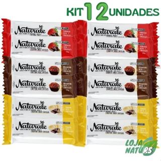 KIT Barra de Cereal Misto Brigadeiro, Banana e Morango 25g - Naturale