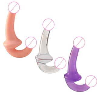 Penetrador Strapless com Plug Vaginal para Duplo Prazer 18,5 Cm