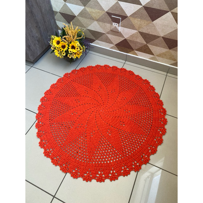 Tapete Apartamento Redondo Colorido em Oferta na Shopee
