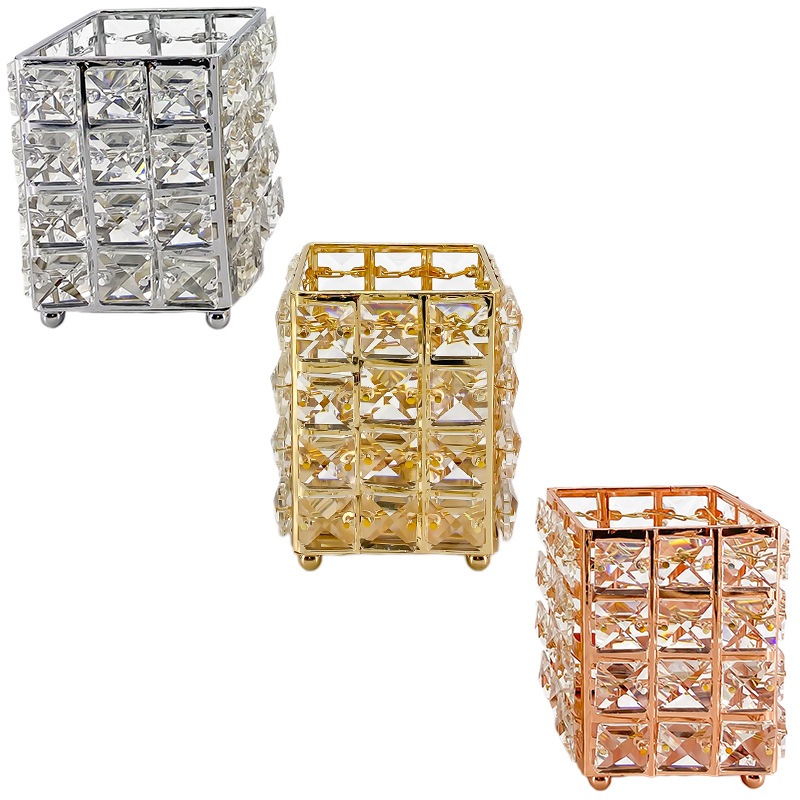 Manicure Escova De Armazenamento Pote De Cristal Nórdico em Oferta na Shopee