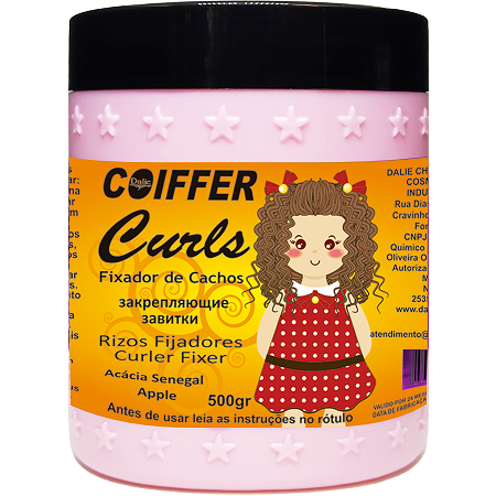 Creme Fixador de Cachos Gelatina Curls 500g Coiffer No Poo Low Poo
