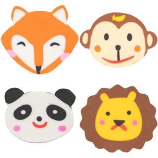 Borracha Ponteira De Lápis Divertida Animais - 24 Unidades em Oferta na Shopee