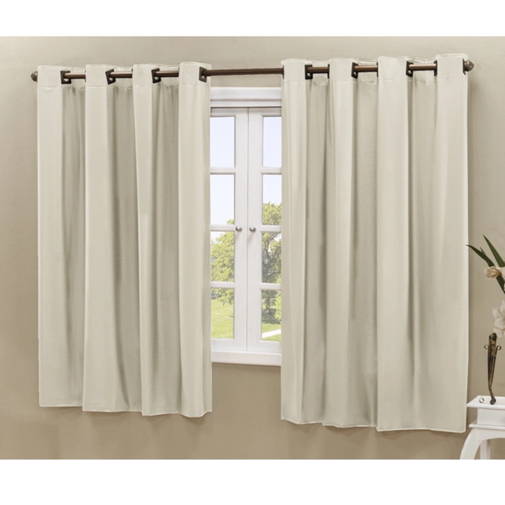 Cortina Blackout Bege 2,20m x 1,30m Quarto Sala Blecaute PVC corta 100 % a luz