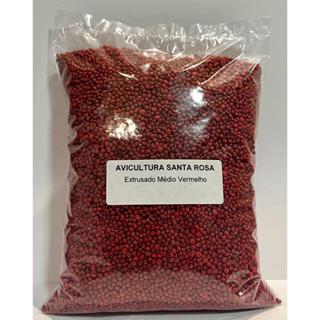 Ração Extrusado Vermelho Completo Para Trinca Ferro 1kg