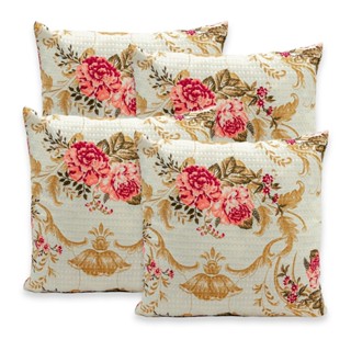 Kit 4 Capas de Almofadas Estampadas PIQUET Favinho 40x40 C/ Zíper Lindíssimas em Oferta na Shopee