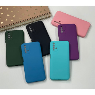 Kit Protetora Capa Capinha + Película 3D Redmi - Redmi 9T - Silicone Aveludado