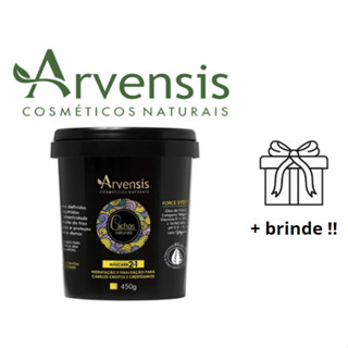Arvensis Máscara 2x1 Crespos e Crespíssimos 450g noo poo cachos naturais vegana