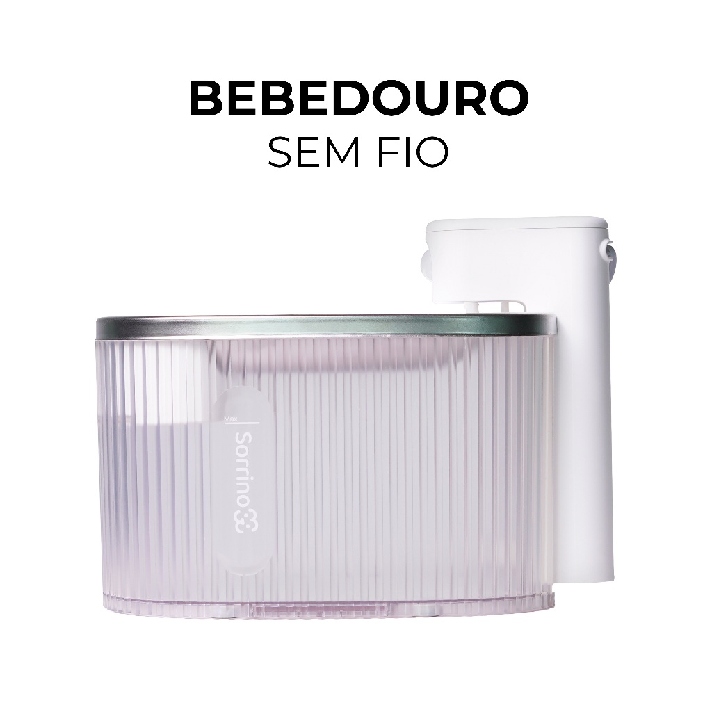 Detalhes do Fonte de Água Bebedouro Sem Fio Com Sensor Automático 2,5L Para Pets