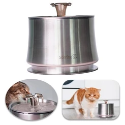 Fonte Bebedouro Automático Pet 2,5L Bomba Água Corrente Filtro Cães Gatos Cachorro Elétrico Automático
