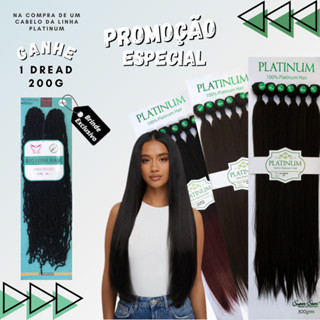 Cabelo Liso Human Hair Super Star Linha Platinum GLAMOR
