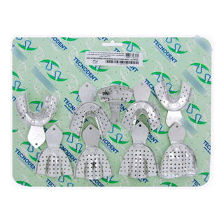 Kit C/ 9 Moldeira Total Perfurada Adulto Alumínio Sup. Inf. em Oferta na Shopee
