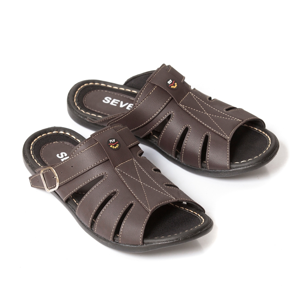 Sandália Franciscana Masculina com solado resistente antiderrapante de borracha confortável