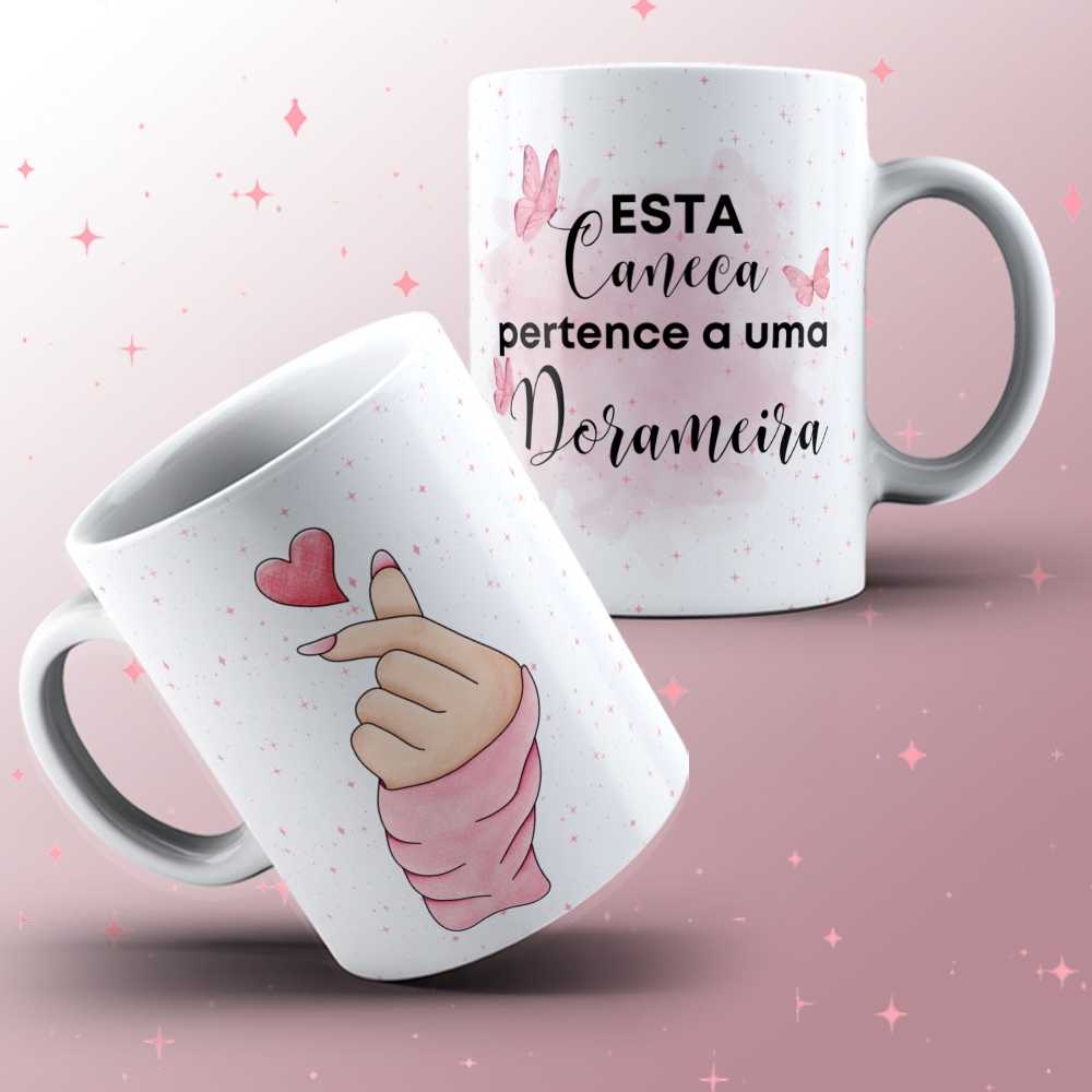 Caneca Personalizada Esta Caneca Pertence a Dorameira kdramas cdramas jdramas Aniversario Festa HD em Oferta na Shopee