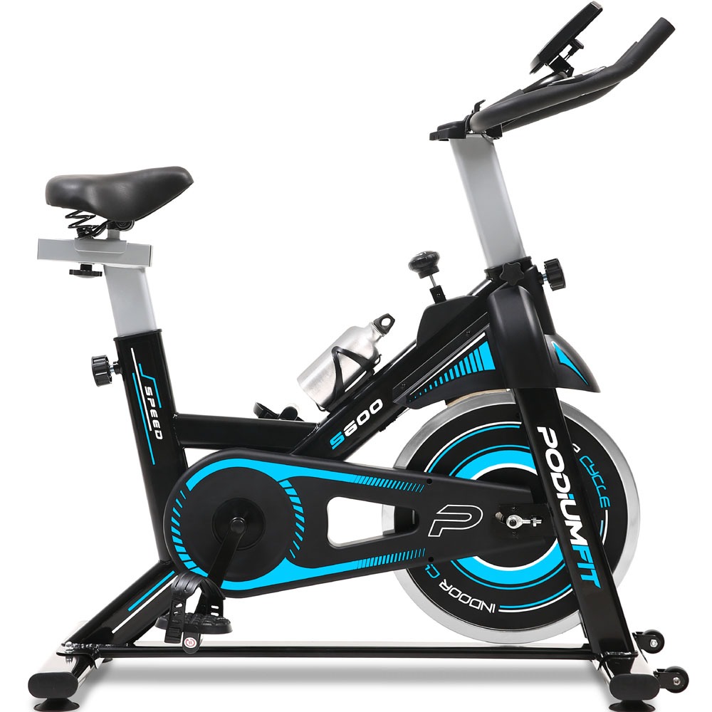 Bicicleta Ergométrica Spinning PodiumFit S600 Roda 10kg - Silenciosa