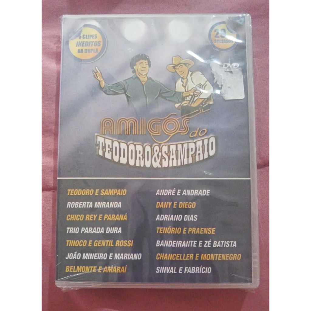 DVD Amigos do teodoro e sampaio (NOVO LACRADO)