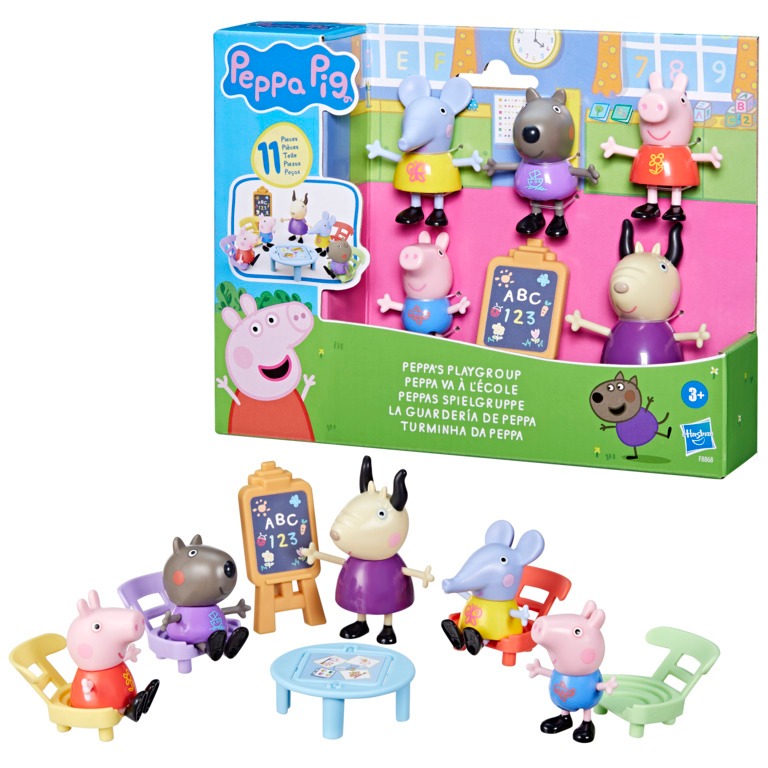 Boneca Peppa Pig e Sua Turminha - Hasbro F8868 em Oferta na Shopee