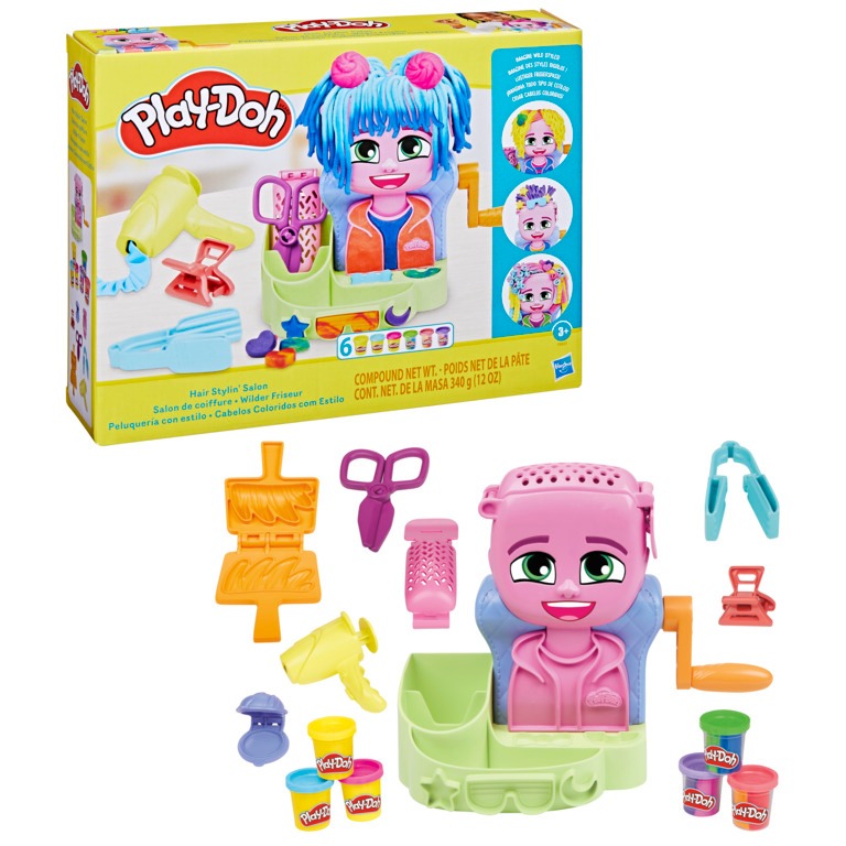 Massinha Play Doh Cabelos Coloridos - Hasbro F8807 em Oferta na Shopee