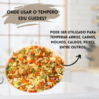 Tempero Edu Guedes Qualidade Premium 200GR