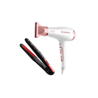 Kit Prancha Alisadora P-11 e Secador Profissional Scn-50 Mondial