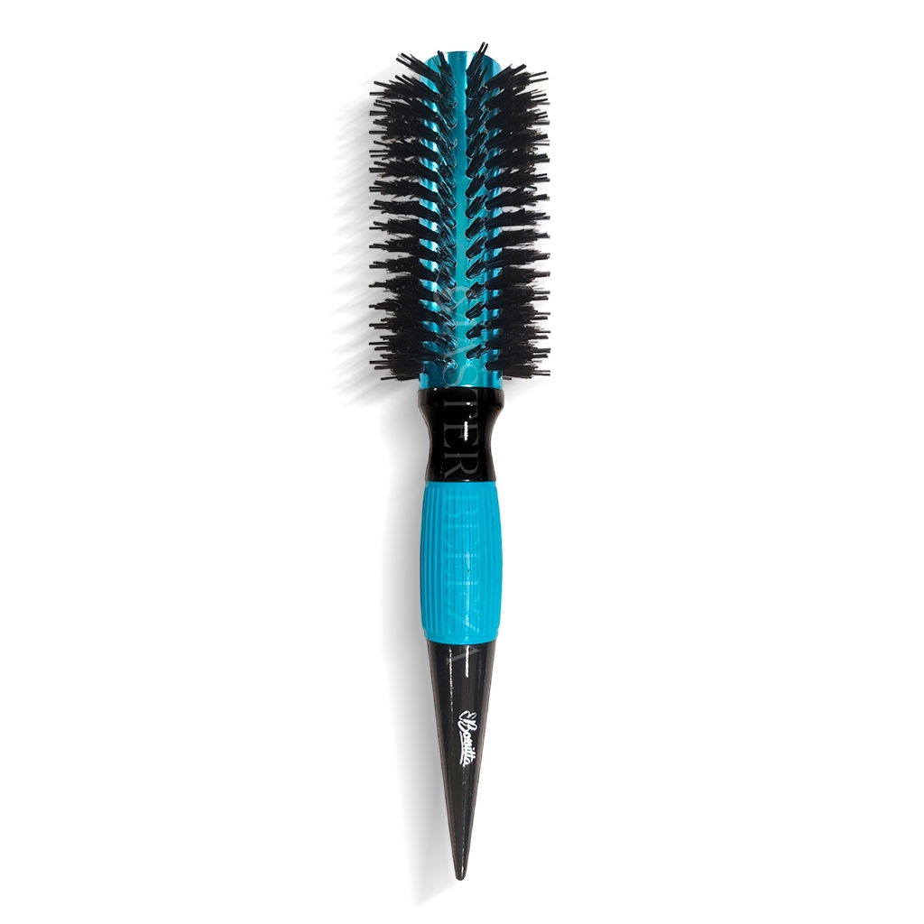 3 Escovas De Cabelo Profissional Thermal Metallic Pro Resistant Azul C/Preto · foto 2