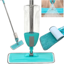 Vassoura Mop Scratch Cleaning Spray Rodo Mágico Com Reservatório Rodo Limpeza Microfibra Refil