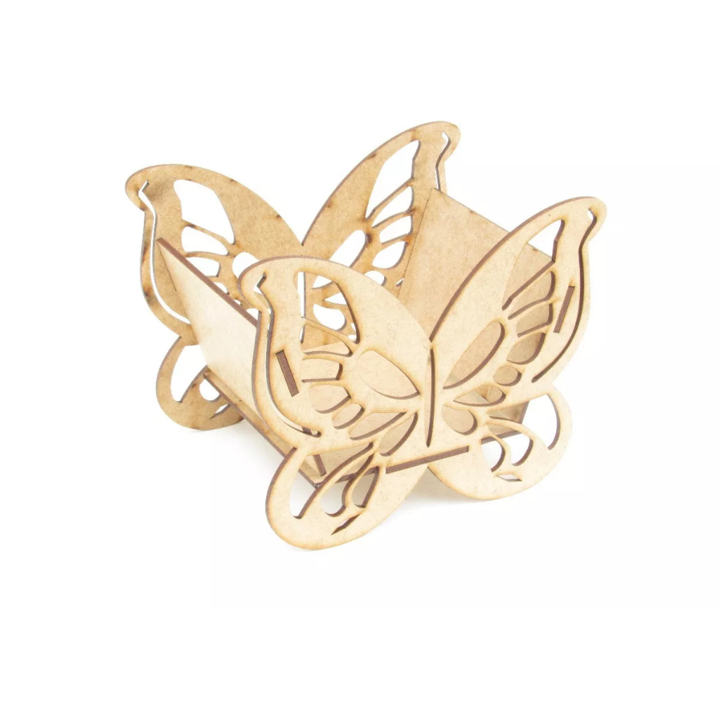 10 Cachepô Borboleta com 12cm Mdf cru Lembrancinha Festas em Oferta na Shopee
