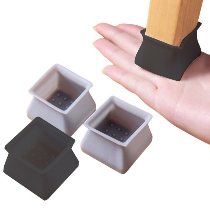 Kit 16 Protetor de Silicone para Pés de Cadeira Pés Pezinho Quadrado em Oferta na Shopee