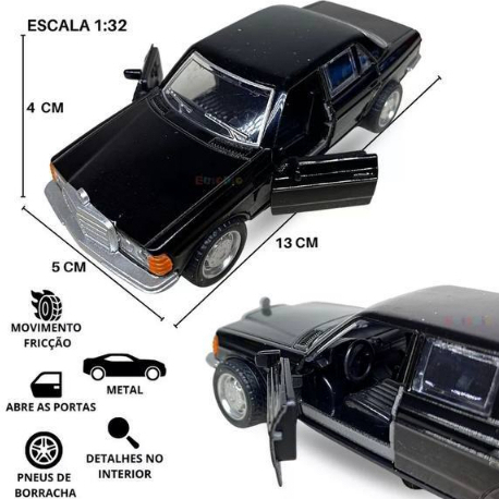 Brinquedo Carro Carrinho De Ferro Miniatura Abre Porta Fricção Antigo