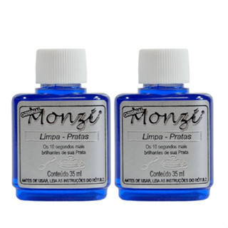2 Limpa Pratas Monzi Original 35ml - MELHOR PREÇO