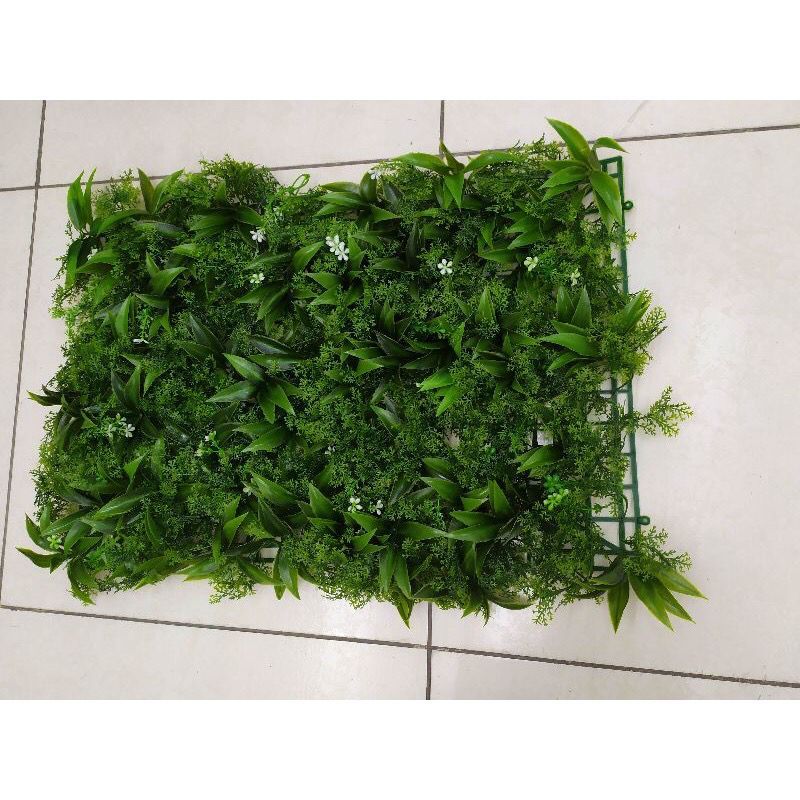 3 Placa de Grama Artificial 40x60cm Muro Ingles