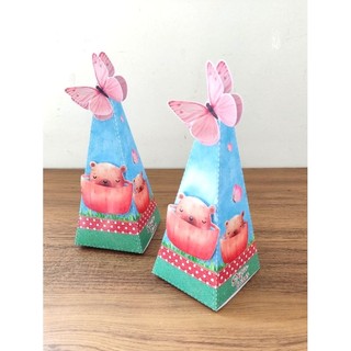 kit festa infantil/ capivara com borboletas/ caixinhas personalizadas