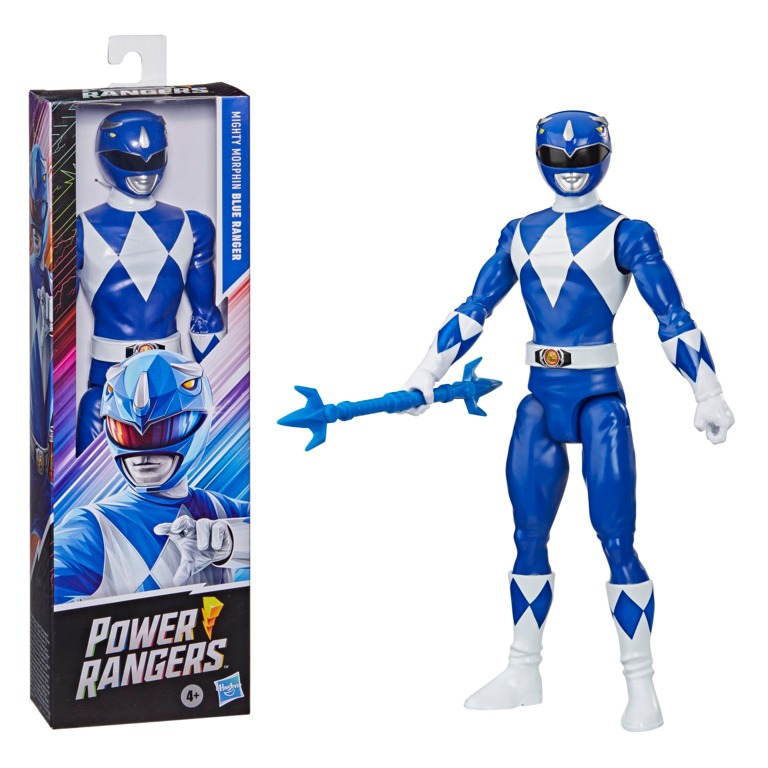 Boneco Power Ranger Azul Mighty Morphin - Hasbro E8903 - Hobbies & Collections