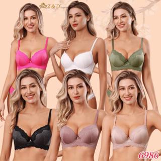Z&D LIngerie Conjunto Com Aro Com Renda e Bojo Calcinha Fio 6986