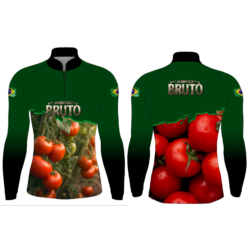 Camisa camiseta blusa de agro fruta produtor com proteção solar uv50 roça agropecuária em Oferta na Shopee