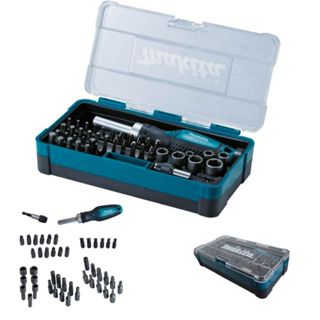 Jogo de Bits e Chave Manual com 47 peças + Estojo - Makita