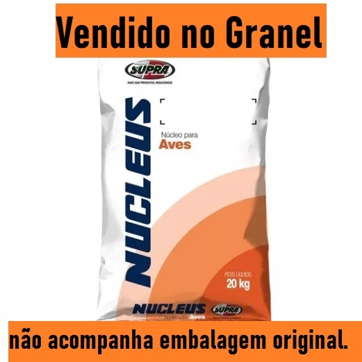 Núcleo/Nucleus Postura/Poedeira 1kg 2kg 3kg - Supra pra Galinha Botadeira