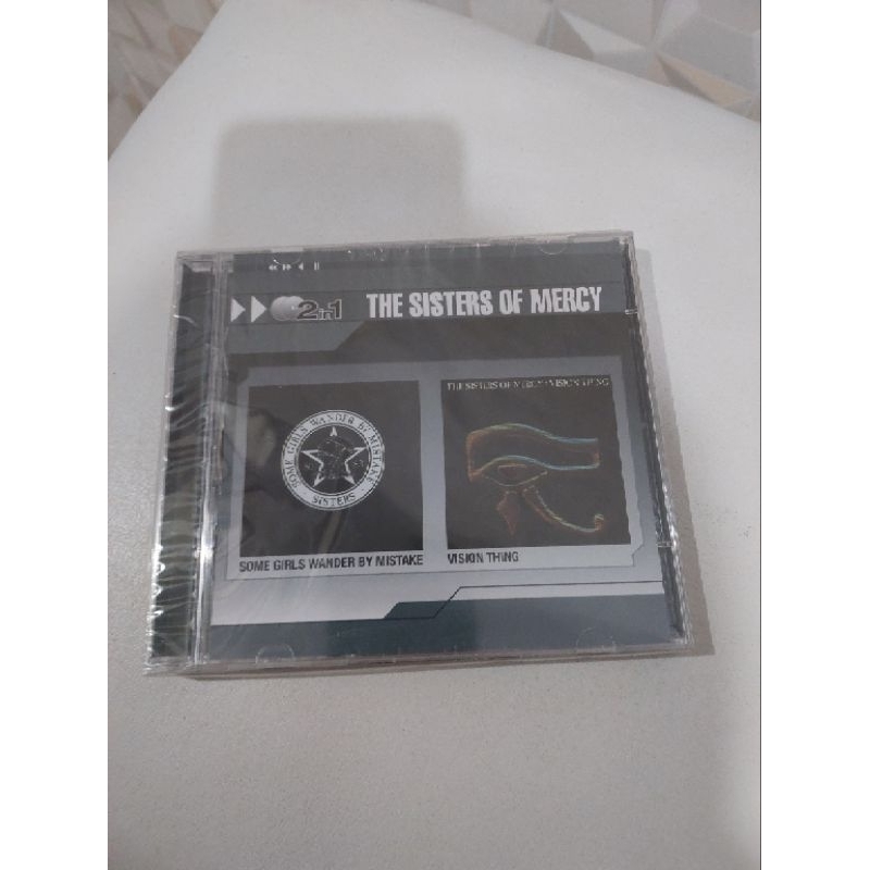 CD 2 IN 1 THE SISTERS OF MERCY .SOME GIRLS WANDER BY MISTAKE/ VISION THING LACRADO DE FÁBRICA RARÍSSIMO