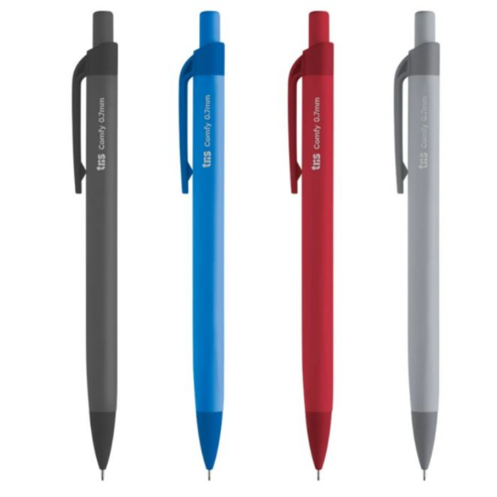 Lapiseira 0,7 mm Tris Comfy Cores Clássicas